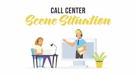 Call Center - Scene Situation After Effects Templates