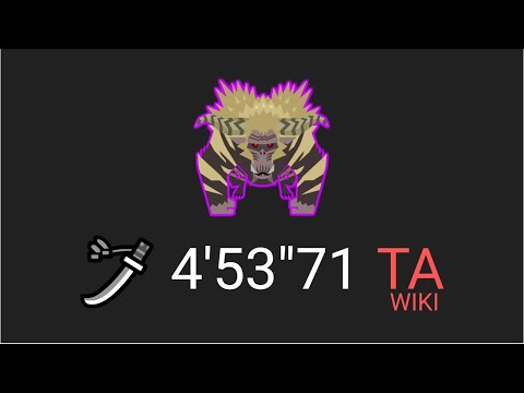 [MHWI | PC] Furious Rajang| Mew are Number One | Long sword solo | 4'53''71 (TA wiki)