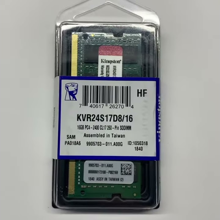 Оперативная память для ноутбука DDR4 16GB Kingston - YouTube
