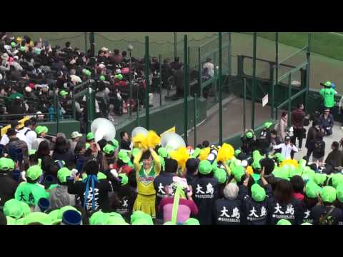 センバツ2014 大島高校 対 龍谷大平安　VOL.5 【４回表大島同点に追いつく】