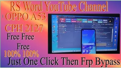 OPPO A53 CPH2127 | Frp Bypass And | Remove Pattern Pin Password By Unlock Tool 🔥🔥