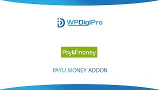WPDigiPro PayUMoney Addon Settings