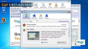 How to disable add-ons in Mozilla® Firefox 3 in Windows® 7