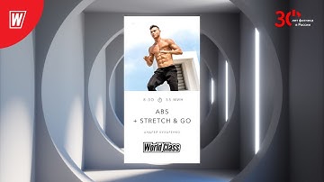 ABS + STRETCH&GO  с Андреем Кухаренко | 6 апреля 2023 | Онлайн-тренировки World Class