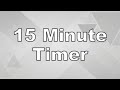 15 Minute Timer - Simple Timer - Calm Ending Chime Notification - Professional Timer