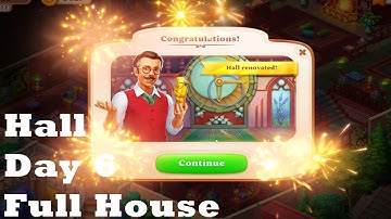 Manor Matters Stories Hall Day 6 Full House  HD Walkthrough | New Island Exploration | Anroid | Ios