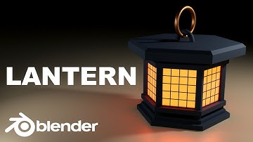 3D Modeling of a Lantern in a Blender | Timelapse