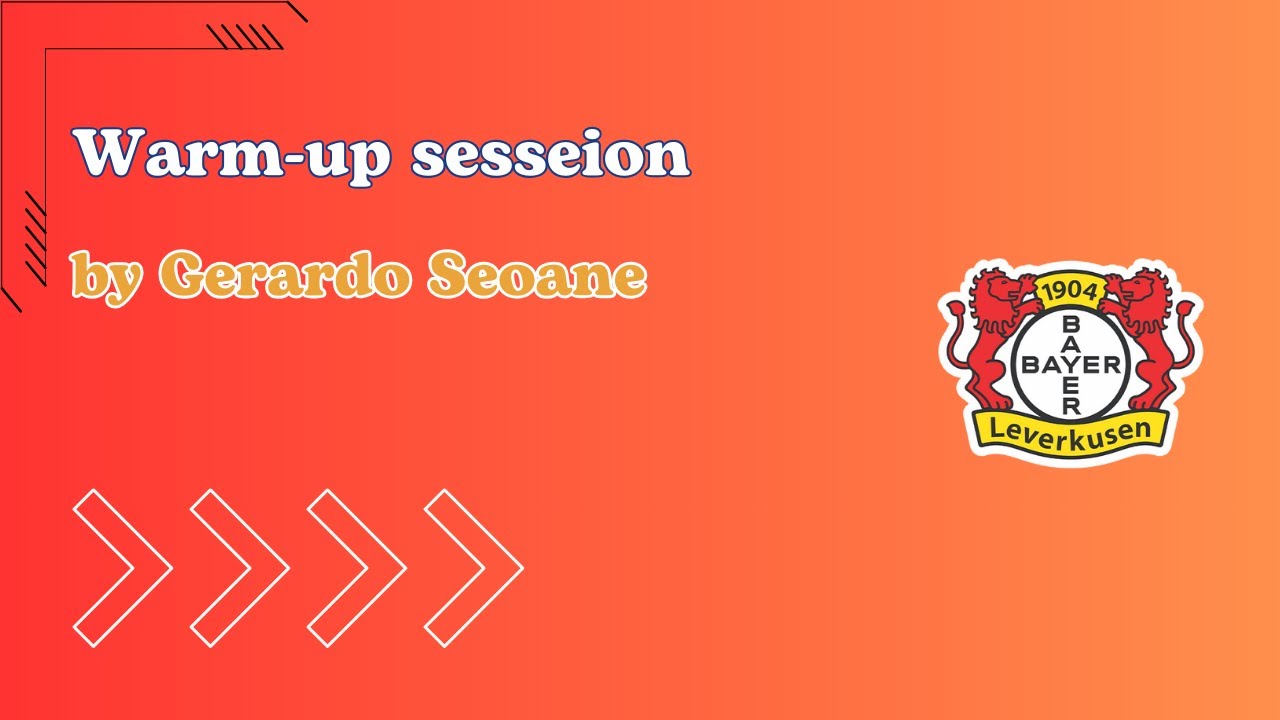 Bayer 04 Leverkusen - warm-up session by Gerardo Seoane