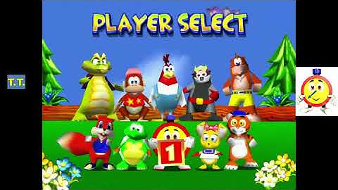 Best HD VGM 961A - Character Select - [Diddy Kong Racing]