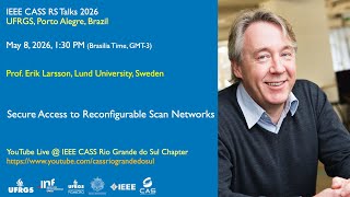 CASS Talks 2026 - Prof. Erik Larsson, Lund University, Sweden - May 8, 2026