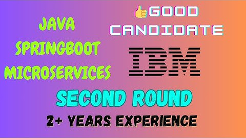 2+ वर्ष का साक्षात्कार अनुभव | जावा | स्प्रिंग बूट | माइक्रोसर्विसेस | SQL