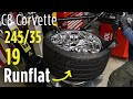 Michelin Pilot Sport 4s ZP | 245/35zr19 - Corvette C8 19x8.5 Front Rim (RUN FLAT Tire Mounting)