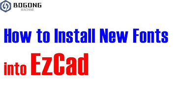 How to install Fonts into EZCAD Engraving software | Make Name Necklace Pendant with laser machine