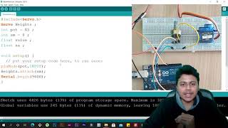 Arduino Tutorial - 29 | How to use a Servo Motor with Potentiometer | Heights