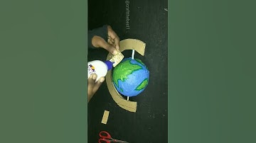 DIY Globe Model/ Earth Model #shorts #youtubeshorts #diy