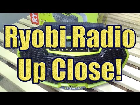 Ryobi 18v One Hybrid Stereo With Bluetooth Wireless Technology