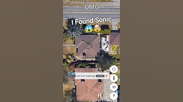Sonic The Hedgehog Found on Google Earth🤯😱 #shorts #sonic
