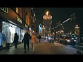 Moscow Night Walking. Iconic Streets. Tverskaya - Kamergerskiy Lane - Kuznetskiy Most
