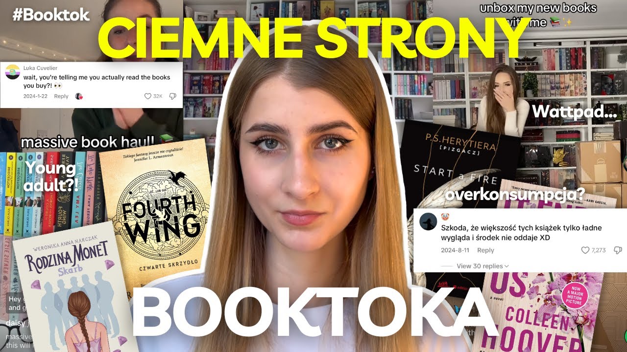 Universum booktok'a i jego mroczne strony | Overconsumption, young adult (Upadek literatury?)