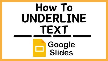 How to Underline Text in Google Slides | Quick & Easy Tutorial