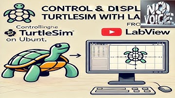 🤖ROS2 Turtlesim demo (Twist & Pose topics) using LabVIEW in Windows (No voice)