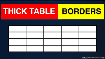 How To Change Line Thickness In Word Table