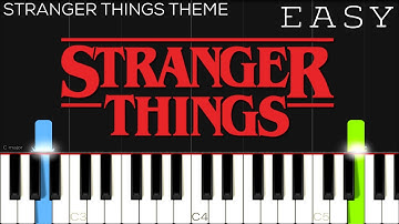 Stranger Things Theme | EASY Piano Tutorial