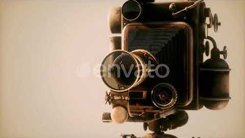 Antique Old Retro Photo Camera | Motion Graphics - Envato elements