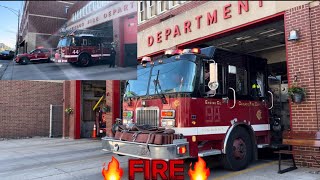 FIREChicago fire department Engine 55 Truck 44 Battalion 12 responding