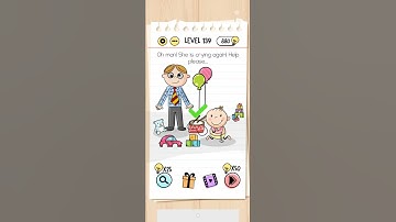 Brain Test Level 139 oh man she