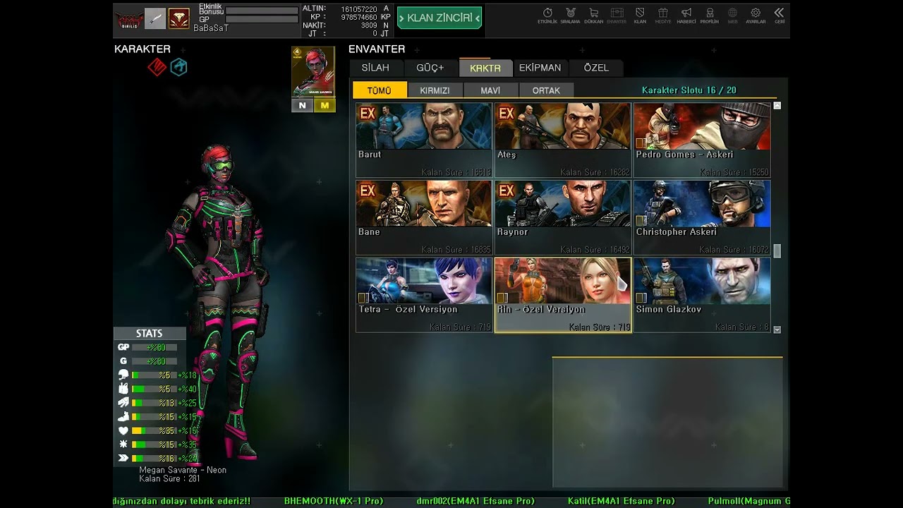 WolfTeam Envanter Kralı BaBaSaT Elveda 👋👋