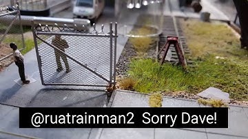 HOW TO MAKE BARBED WIRE FOR HO  CHAIN-LINK FENCE