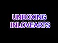 Unboxing inloveartshopcom et prsentation de crations