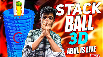 STACK BALL 3D LIVE 😈 | DAY 4 | ABUL IS LIVE | ULTIMATE SPEED RUN #shorts #shortslive #stackball