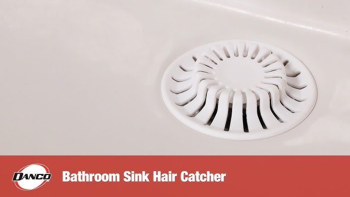 Square Hair Catcher for Shower Drain in Matte Black - Danco