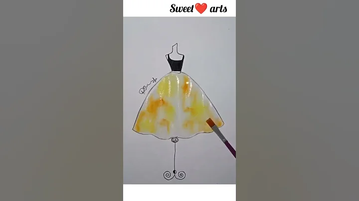 Fashion Illustration Art #shorts #fashion #fashionillustration #fashionart #fashiondesign #bts