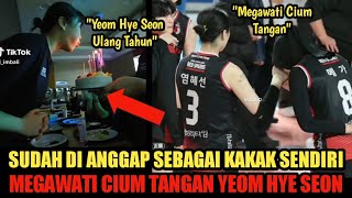 Seperti Kakak Sendiri! Megawati Sampai Cium Tangan Yeom Hye-seon Saat Setter Red Sparks Itu Ulang Ta