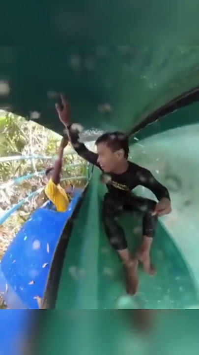 Waterslide GONE WRONG! 😱