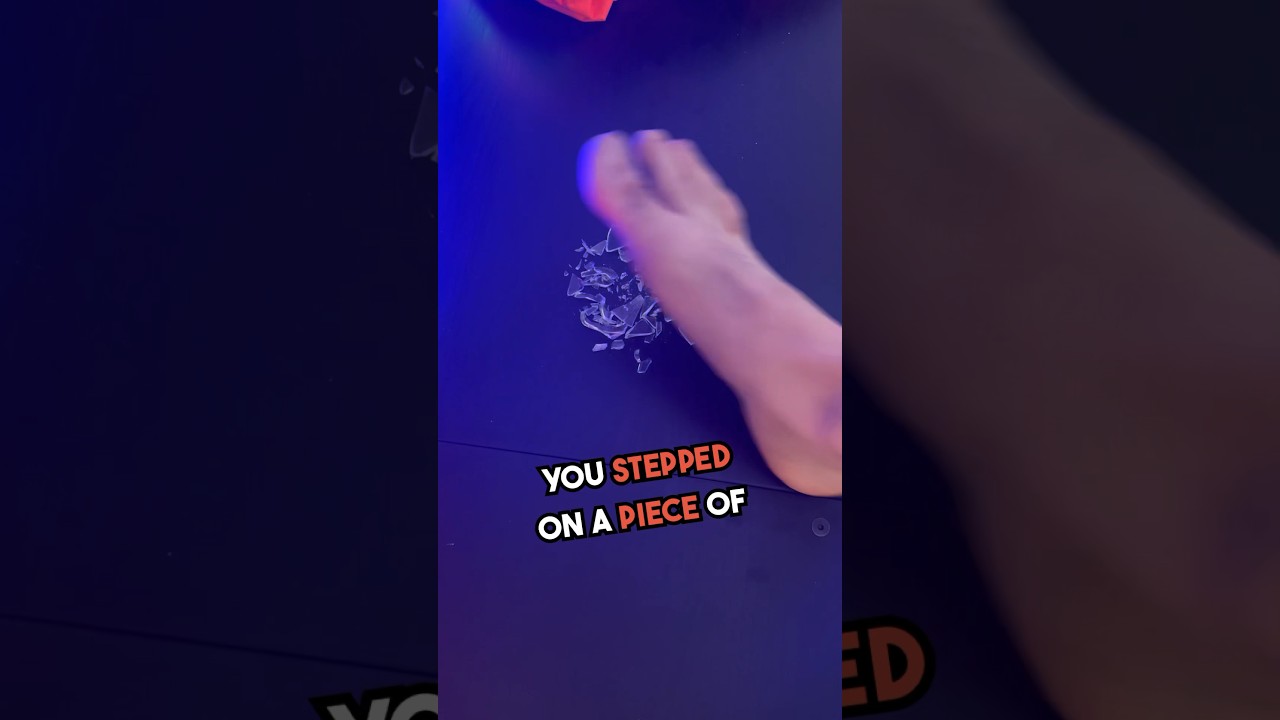 Stepped on a piece of glass? Try this… #survival #medical