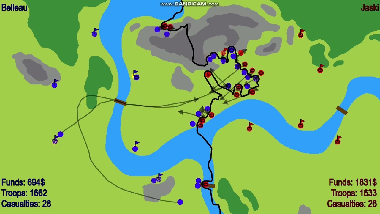 War of Dots - Crazy Game! (152 Total Casualties)