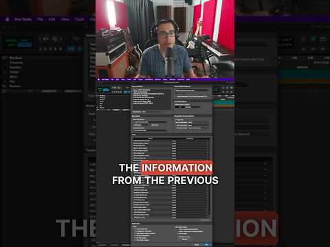 Fix crashes by importing session data in Pro Tools #shorts #protools #recording #music
