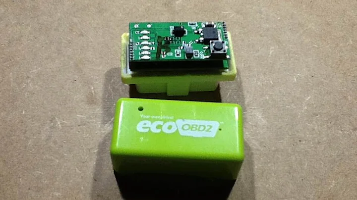 Inside an ECO OBD2 "chip tuner" fuel saver.