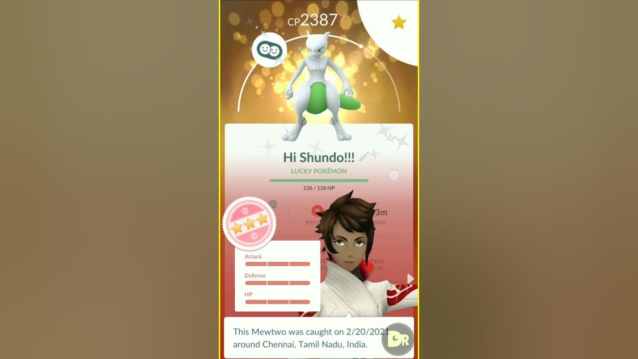 shundo mewtwo shiny lucky Mewtwo with perfect stats Pokémon go YouTube