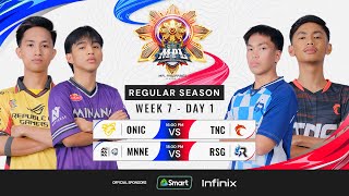 🔴LIVE | MPL PH S13 | MNNE vs RSG | FILIPINO-Week 7 Day 1