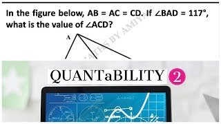 QUANTaBILITY 2 : Most Asked Geometry problem