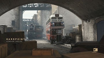 Call Of Duty:WW2 - Hardpoint vs Veteran Bots on London Docks