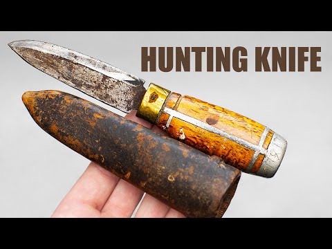 видео: Old Scandinavian Hunting Knife Restoration