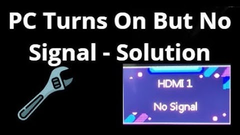 How to Fix PC Turns On But No Signal - Complete Guide