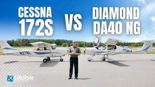 WHICH AIRPLANE IS BETTER? | Cessna 172 vs Diamond DA40 NG | FULL Comparison