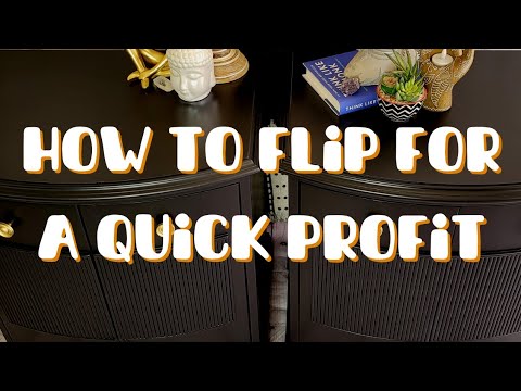 Quick Flips For Big Profits/Easy Way To Flip Furniture - YouTube